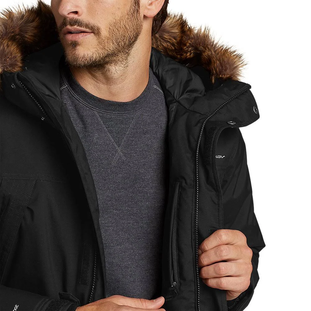 Eddie Bauer Men s Superior Down Stadium Coat Black XXL 67.05